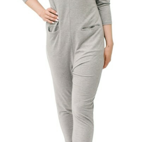 So freaking cute Monday romper in slay grey - Picture 4 of 4